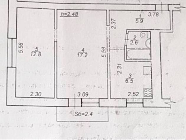 Продаж 2-кімнатної квартири 47.7 м², Тараса Шевченка просп.