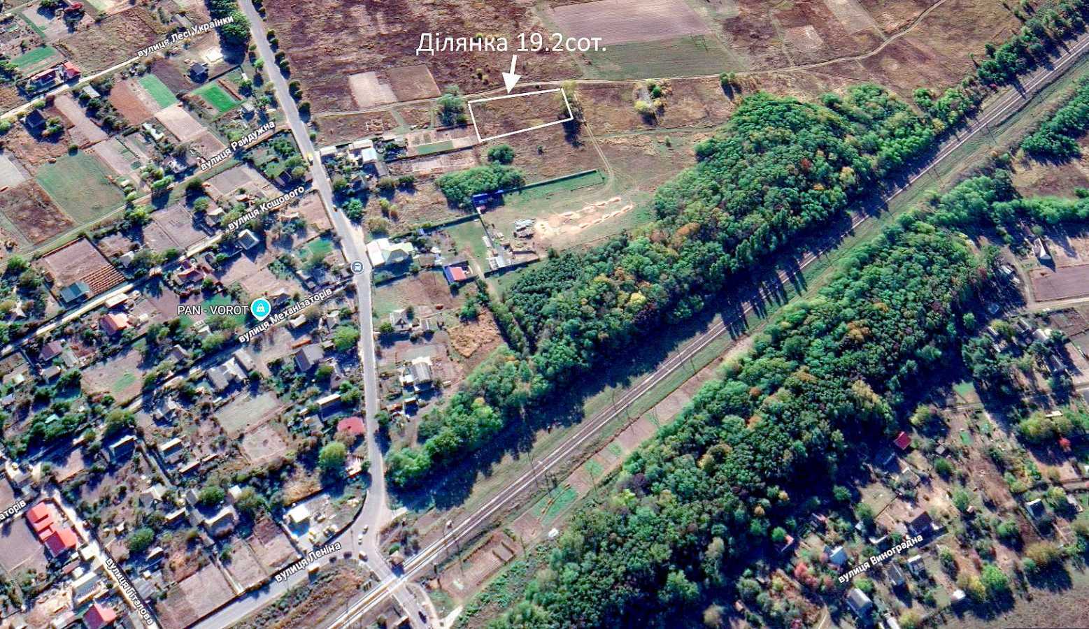 Продаж ділянки під індивідуальне житлове будівництво 19 соток, польова