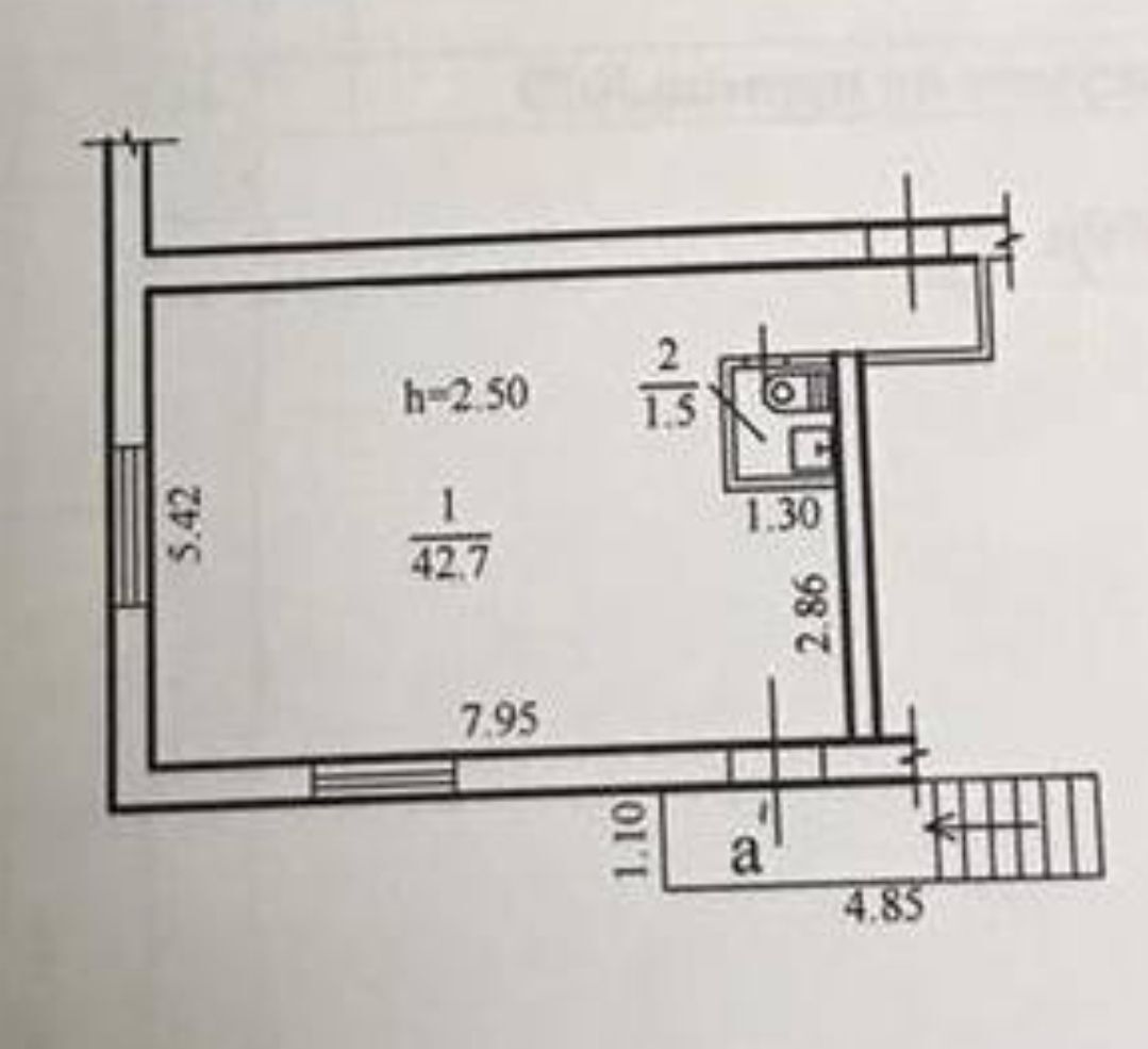 Продаж комерції 49 м², Старомостова пл., 1