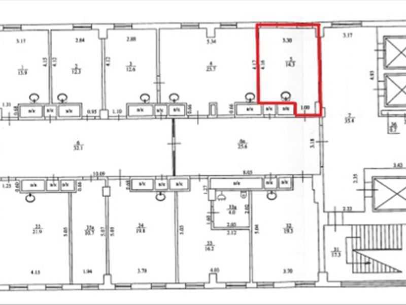 Оренда офісу 14.3 м², Байрона пров., 23а