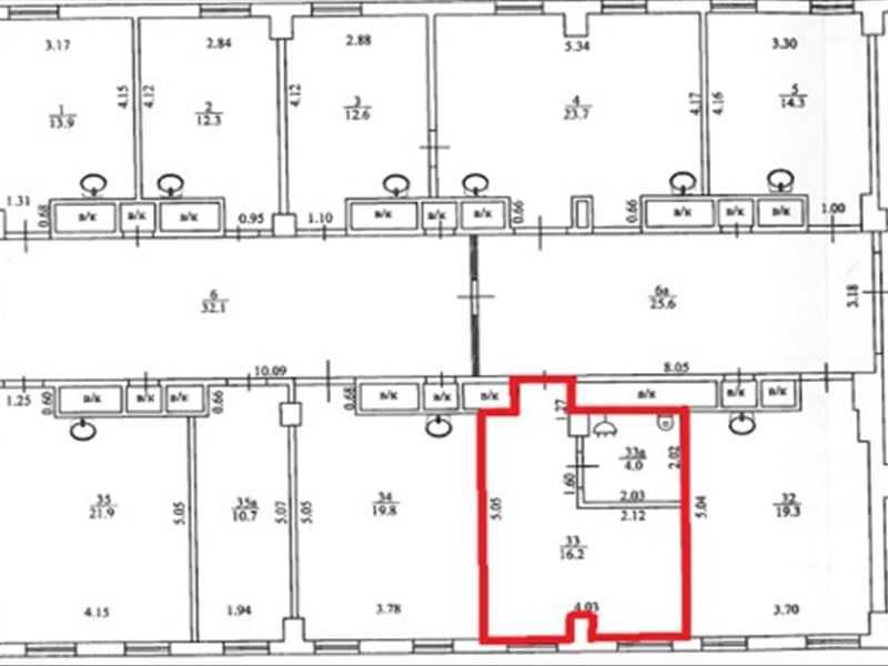 Аренда офиса 20.2 м², Байрона пер., 23а
