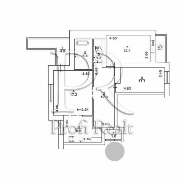 Продажа 3-комнатной квартиры 70 м², Симиренко ул., 2/19