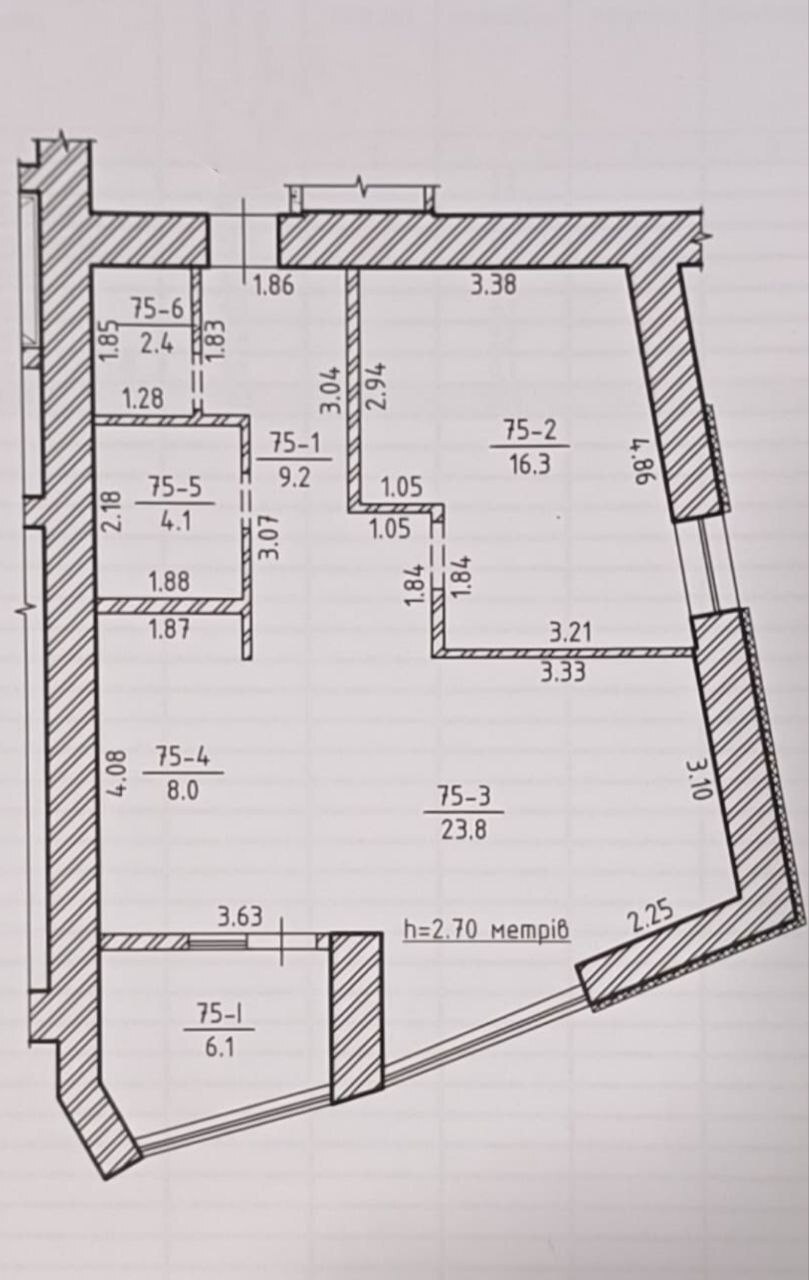 Продажа 2-комнатной квартиры 70 м², Харьковская ул.