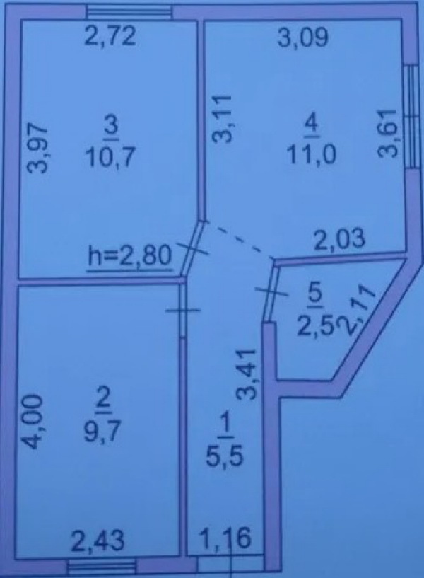 Продажа 2-комнатной квартиры 40 м², Комитетская ул.