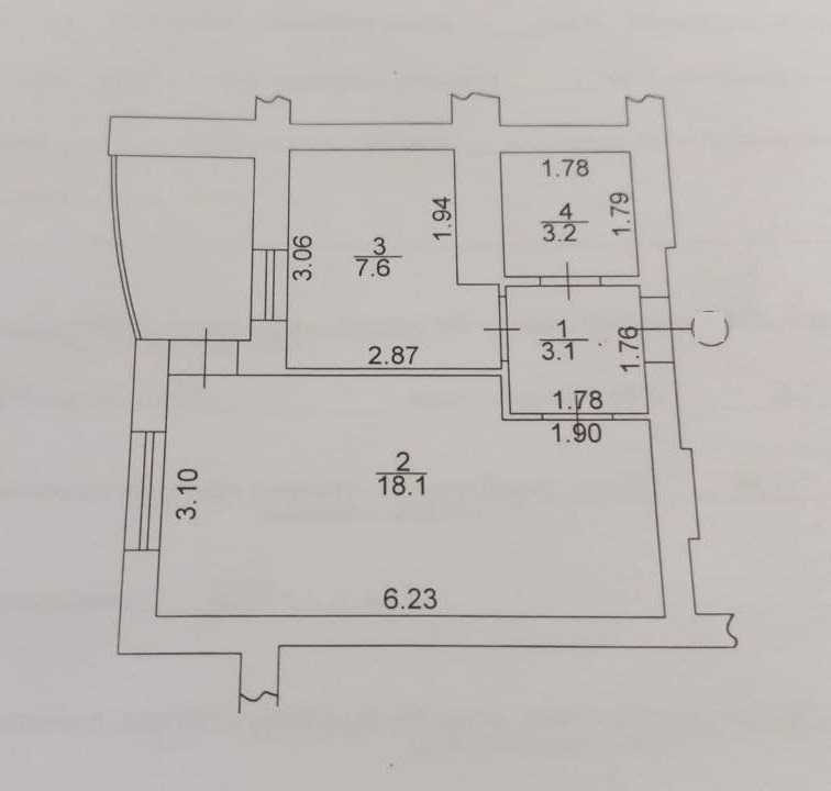 Продаж 1-кімнатної квартири 34 м², Матвія Донцова, 50/3