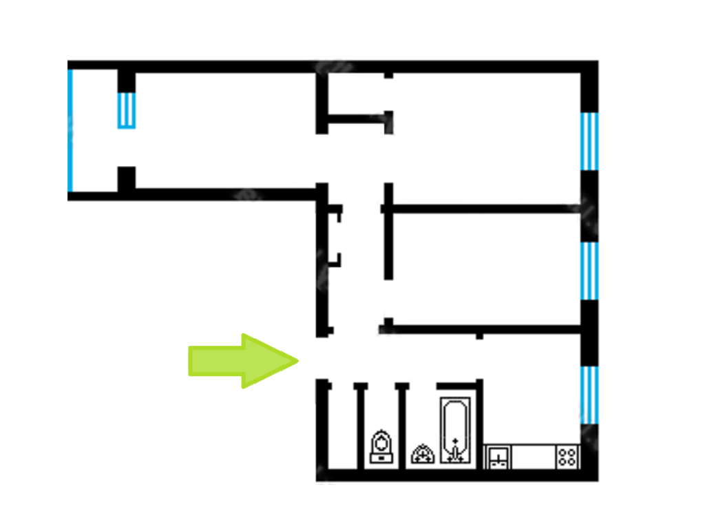 Продажа 3-комнатной квартиры 69 м², Маршала Тимошенко ул., 4А