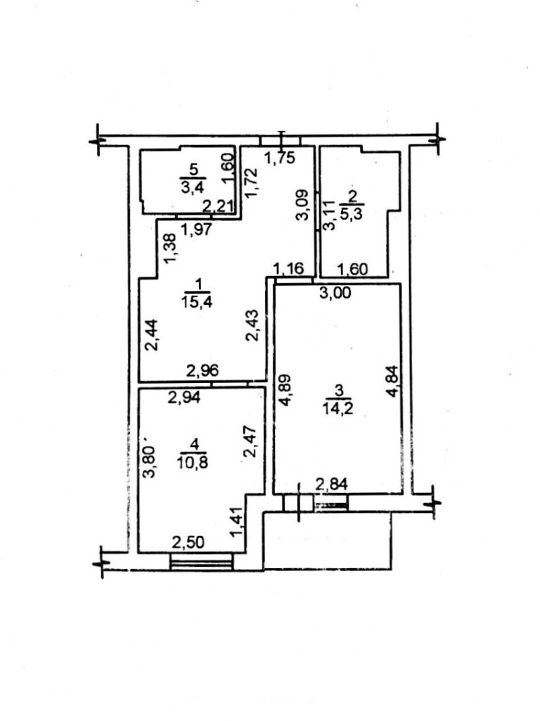 Аренда 1-комнатной квартиры 50 м², Генуэзская ул., 1е