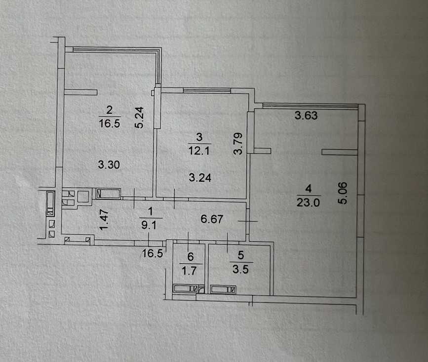 Продажа 2-комнатной квартиры 66 м², Машиностроителей ул., 16