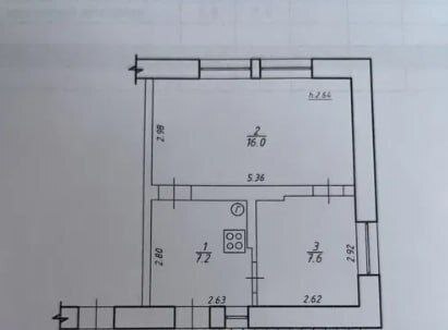 Продажа 1-комнатной квартиры 30 м², 2-я Старореченская ул.