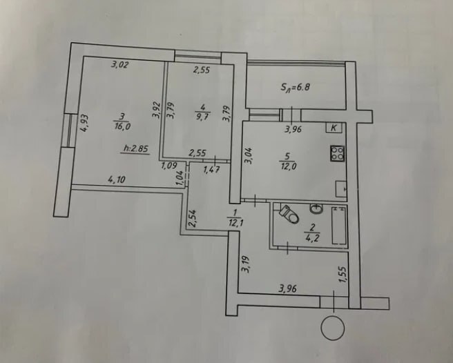 Продажа 2-комнатной квартиры 60.8 м², Герасима Кондратьева ул.