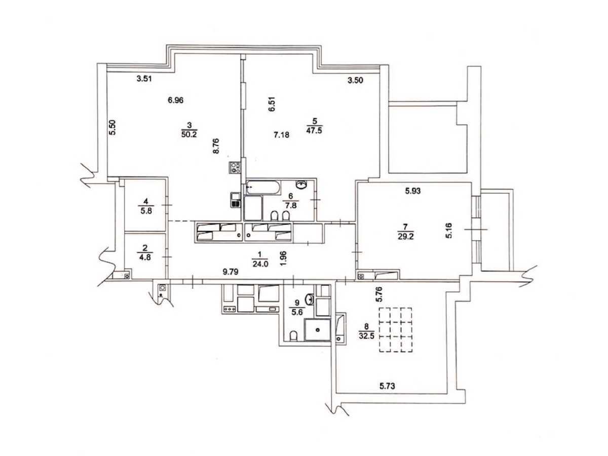 Продаж 3-кімнатної квартири 209 м², Січових Стрільців вул., 44А