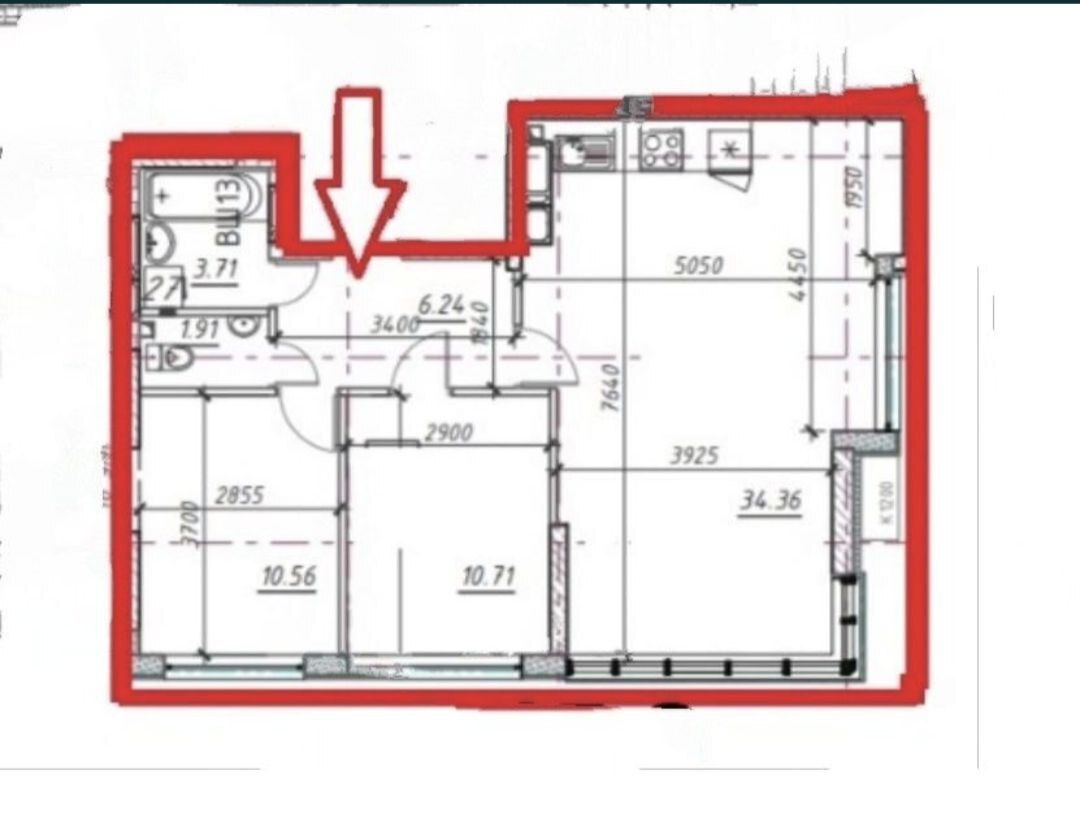 Продажа 2-комнатной квартиры 69 м², Академика Филатова ул., 2/1