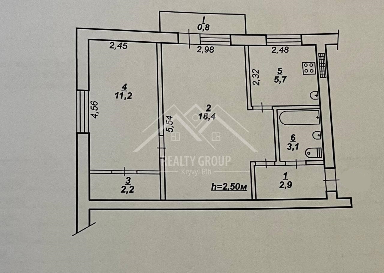 Продаж 2-кімнатної квартири 45 м², Ракитна вул., 12
