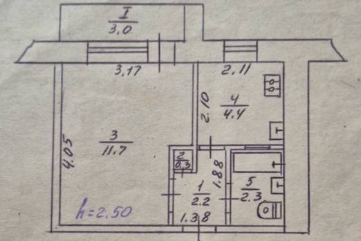 Продаж 1-кімнатної квартири 23.6 м², Холодногірська вул.