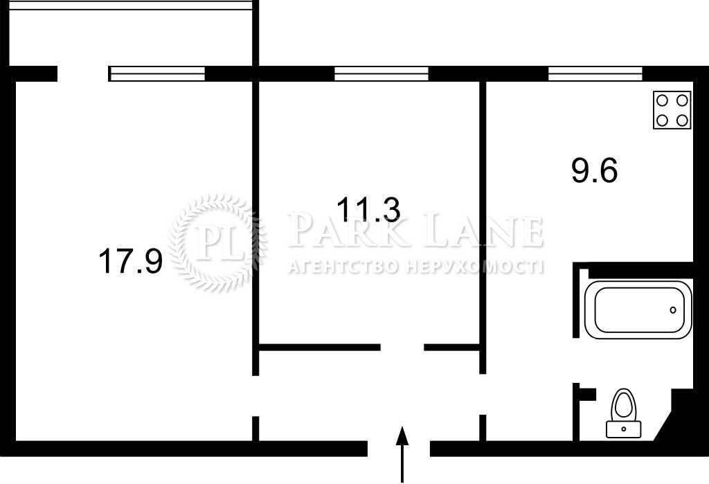 Продаж 2-кімнатної квартири 53 м², Йорданська вул., 17