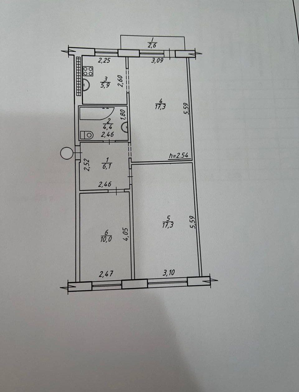 Продажа 3-комнатной квартиры 63.6 м², Ремесленная ул.