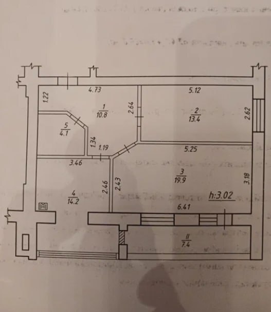 Продаж 2-кімнатної квартири 69.8 м²