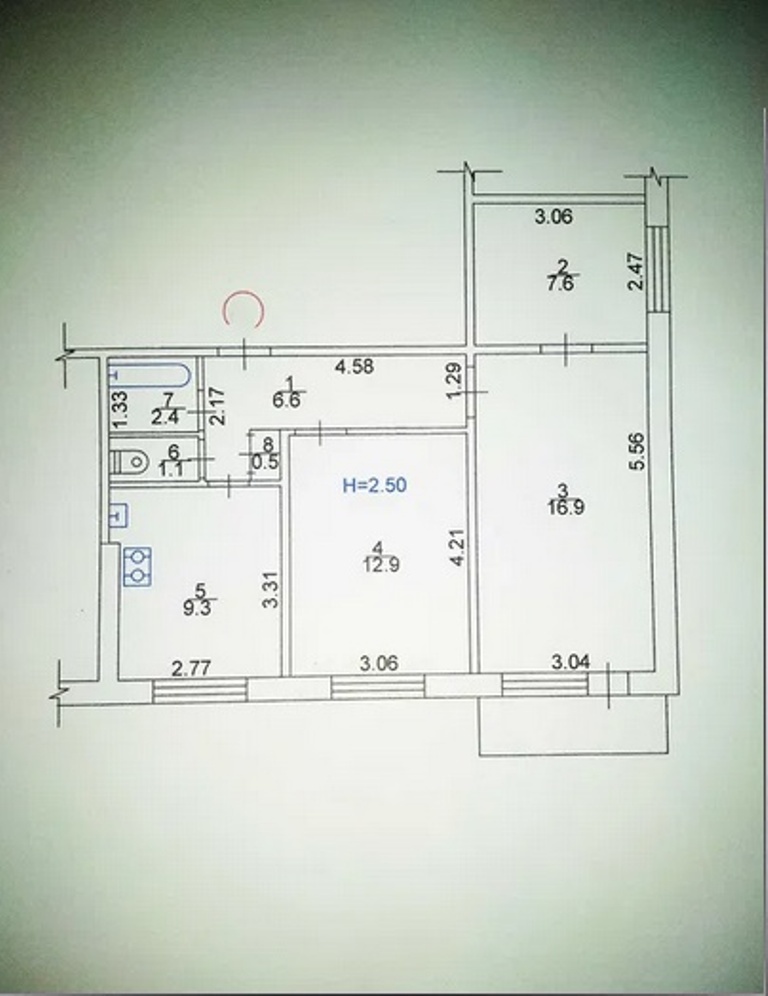 Продажа 3-комнатной квартиры 60 м², Янтарная ул.
