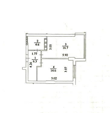 Продаж 1-кімнатної квартири 42.3 м², Шкільна вул.