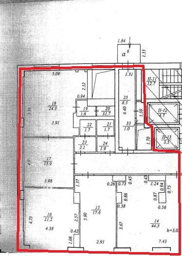 Аренда офиса 302 м², Бригадная ул., 9/5