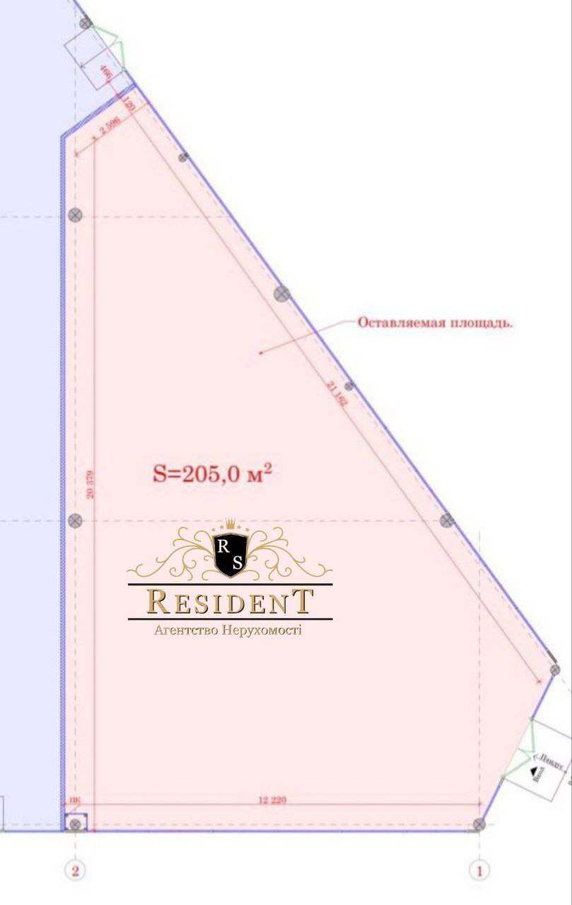 Аренда коммерции 205 м², Ломаный (центр) пер., 2