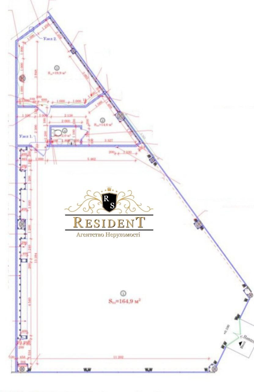 Аренда коммерции 205 м², Ломаный (центр) пер., 2