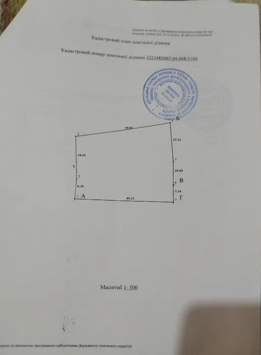 Продаж ділянки під індивідуальне житлове будівництво 12.2 соток