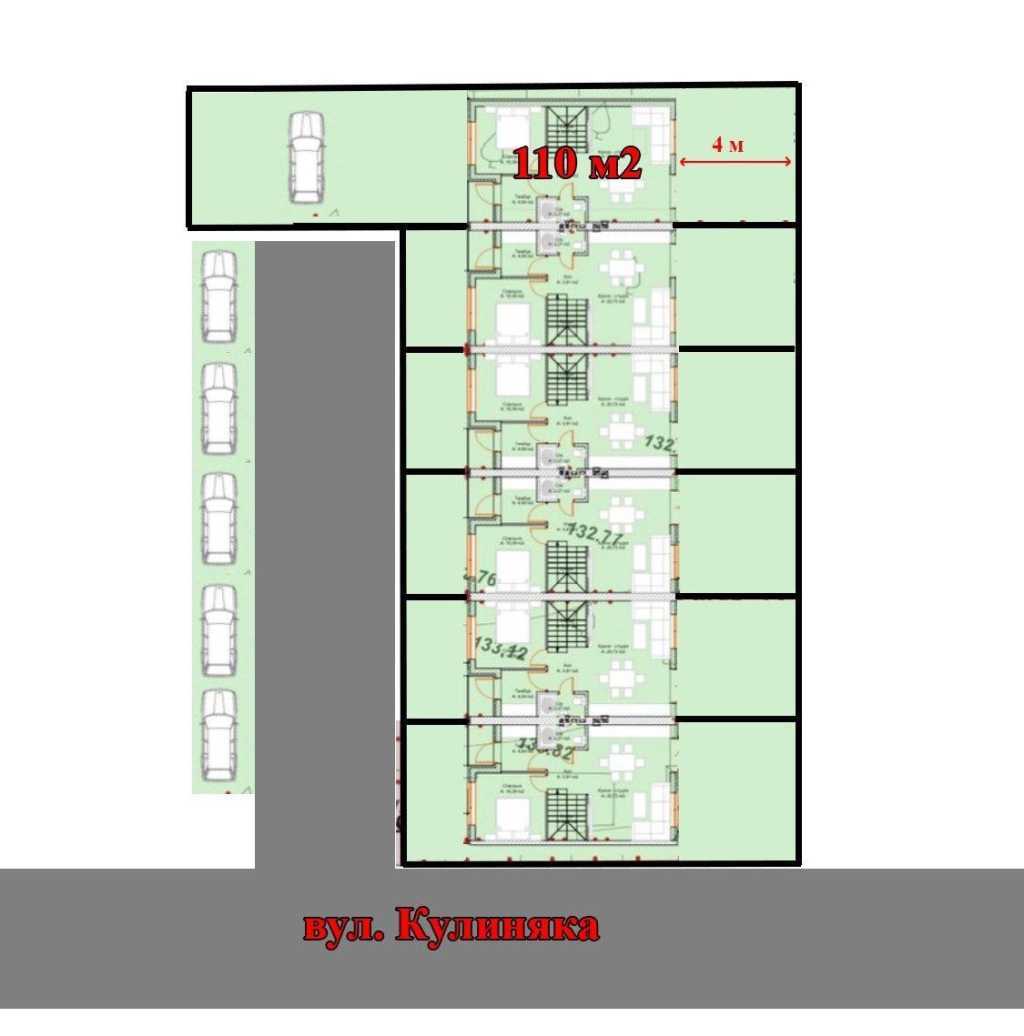 Продаж таунхауса 90 м², Куліняка вул.