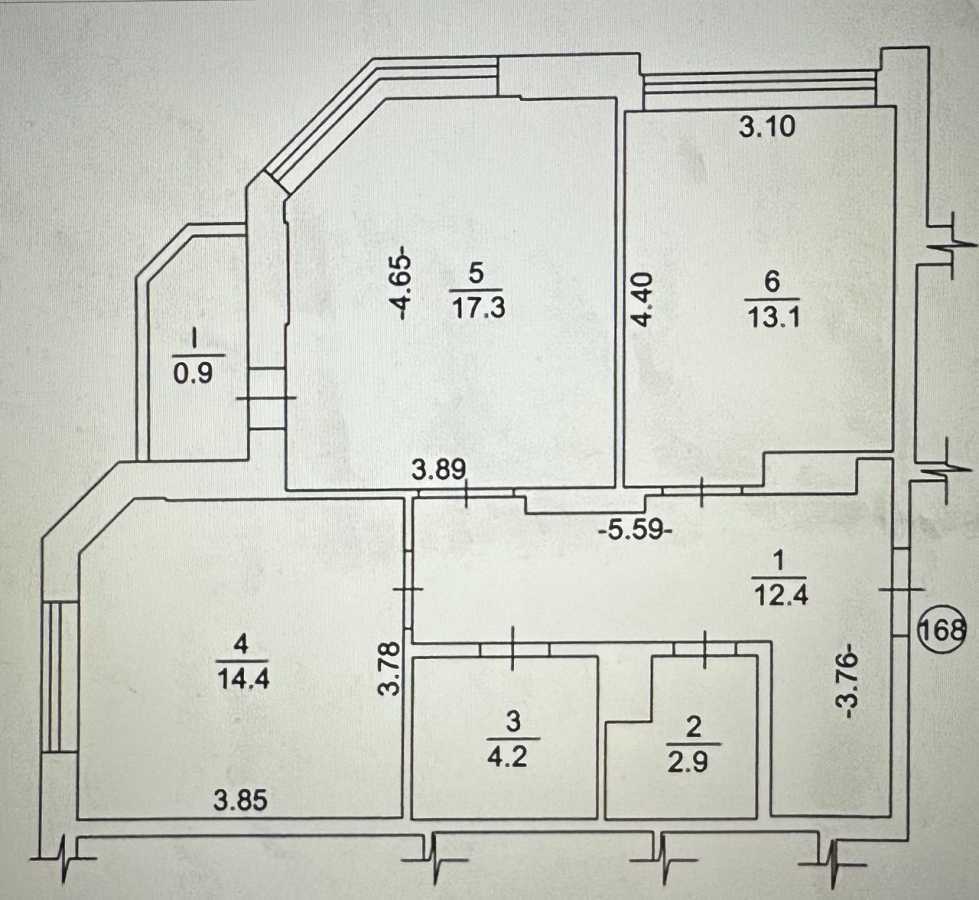 Продажа 2-комнатной квартиры 65.2 м², Киевская ул., 243А