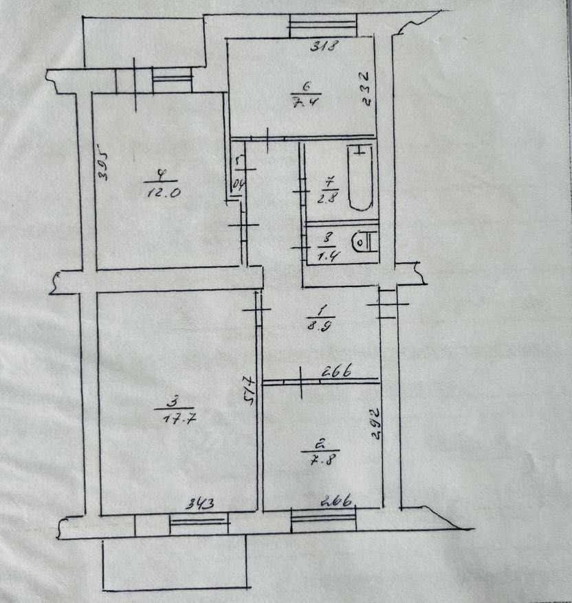 Продажа 3-комнатной квартиры 61 м², Броварской Сотни ул., 16
