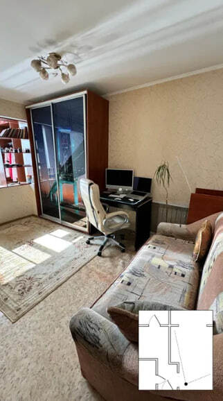 Продаж 1-кімнатної квартири 27.6 м², Ковпака вул.
