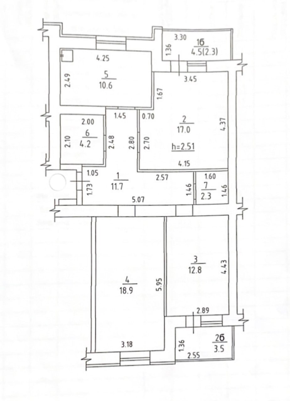 Продажа 3-комнатной квартиры 85 м², Михаила Лушпы просп.