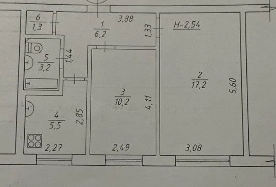 Продаж 2-кімнатної квартири 43 м², Пушкіна вул.