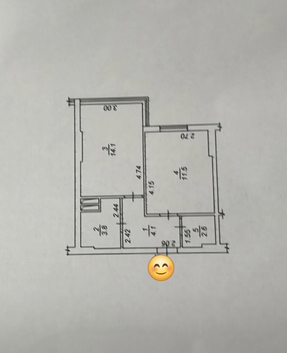 Продаж 1-кімнатної квартири 36.1 м², Ракетна вул., 24