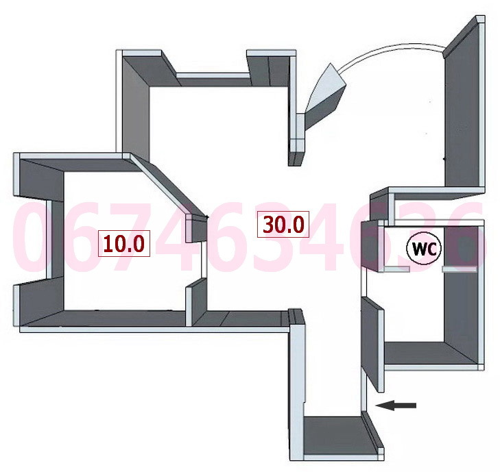 Аренда офиса 45 м², Победы просп., 26