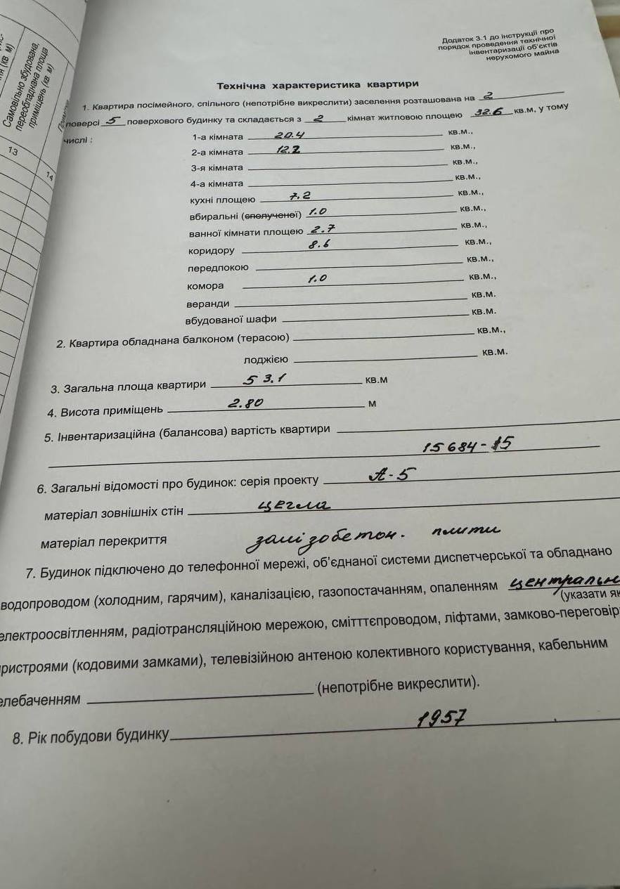 Продажа 2-комнатной квартиры 53 м², Дмитрия Яворницкого просп.