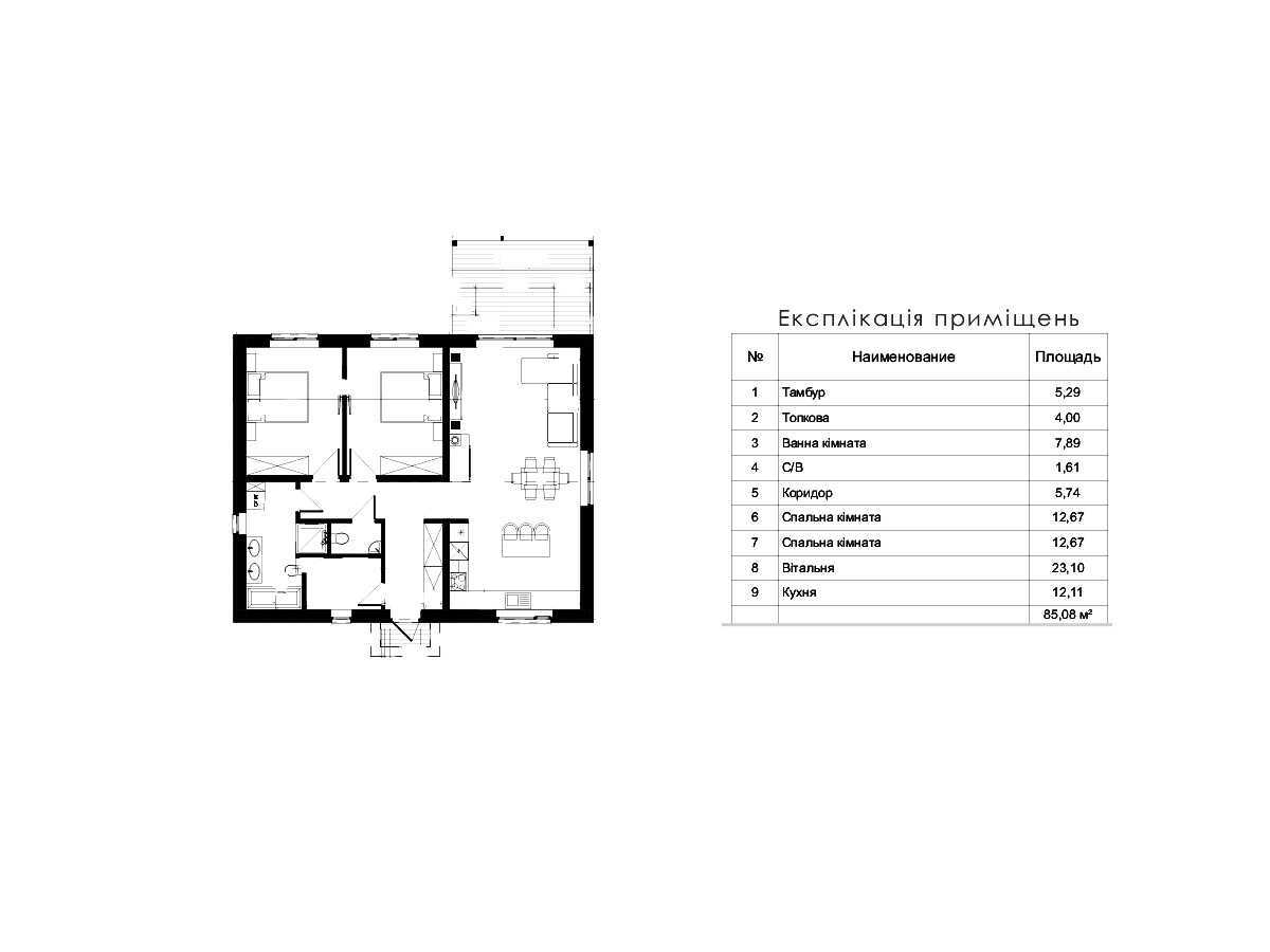 Продажа дома 85 м², Івана Франка, 24Б