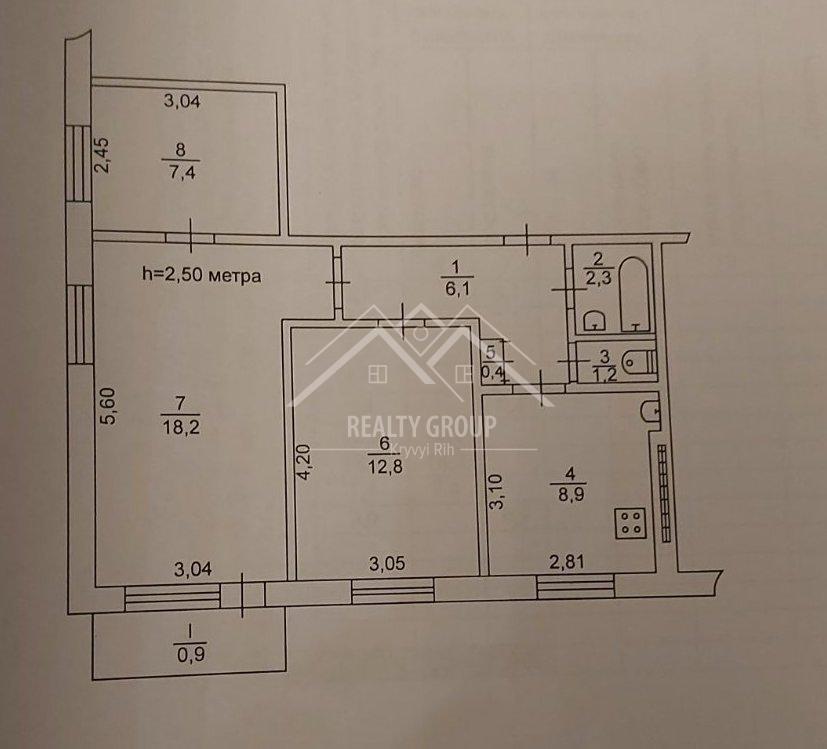 Продажа 3-комнатной квартиры 58 м², Электрозаводская ул., 12