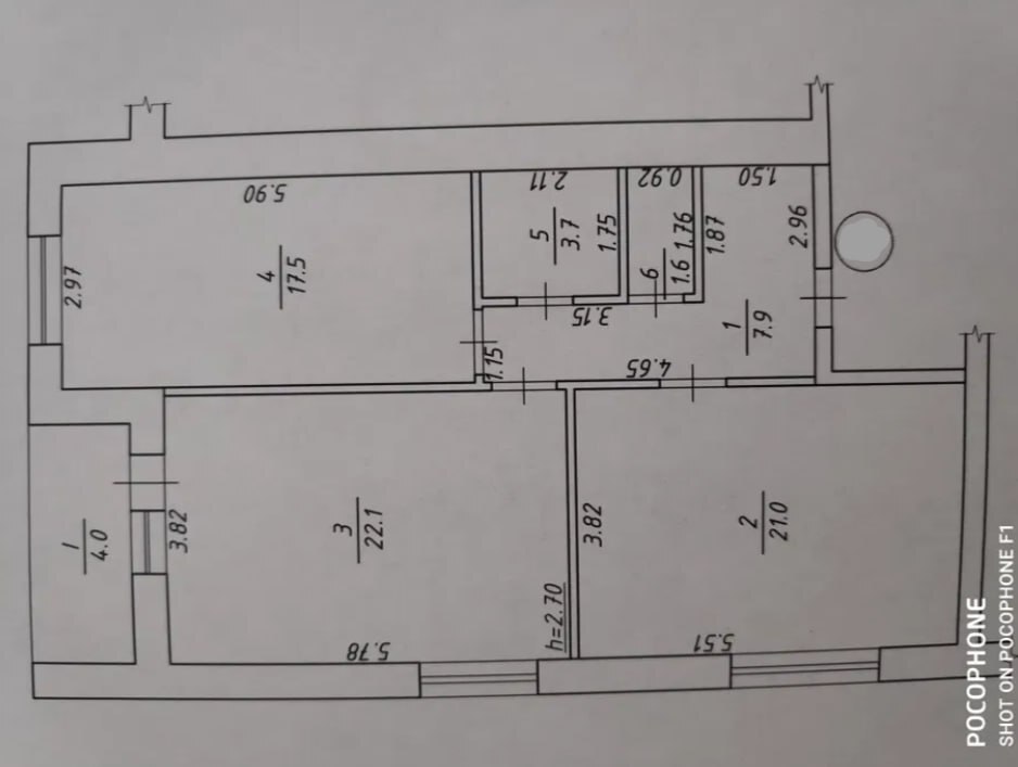 Продаж 2-кімнатної квартири 77.8 м², Інститутський пров.