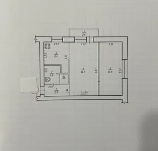 Продажа 2-комнатной квартиры 46 м², Тараса Шевченка просп.