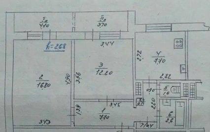 Продаж 2-кімнатної квартири 52.4 м², Лермонтова вул.