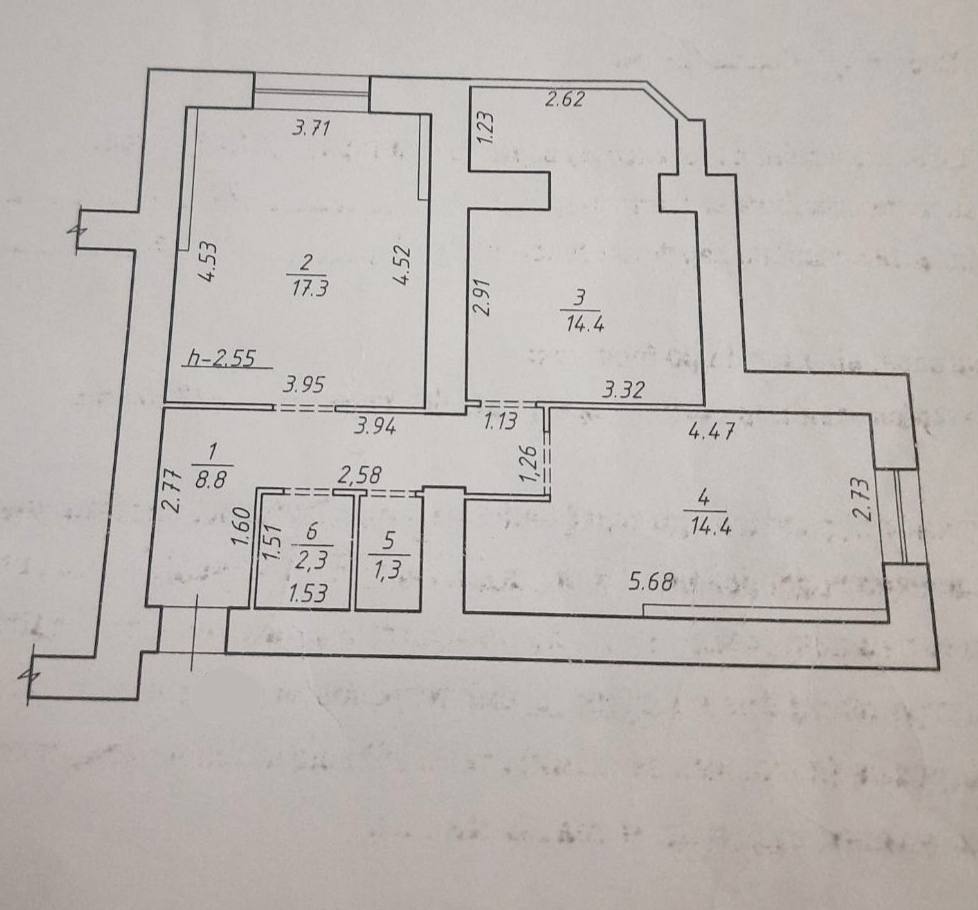 Продаж 2-кімнатної квартири 58.5 м², Інтернаціоналістів вул.