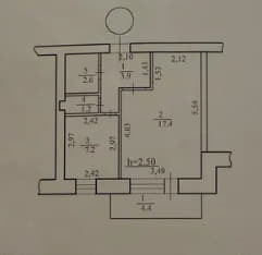 Продаж 1-кімнатної квартири 33.62 м², Роменська вул.
