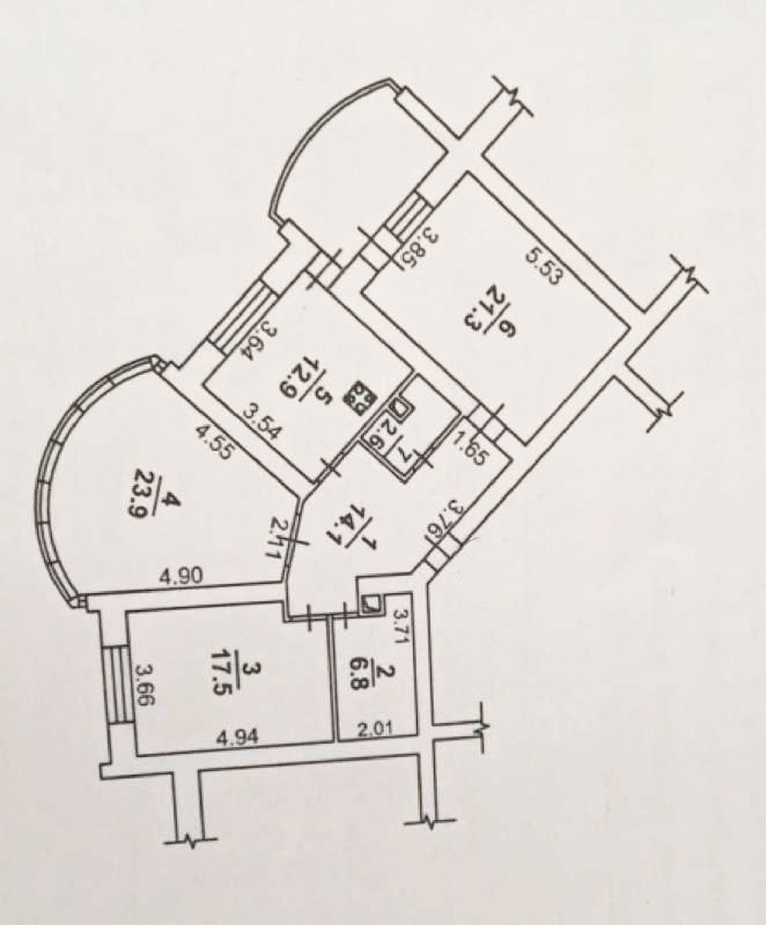 Аренда 3-комнатной квартиры 110 м², Маршала Тимошенко ул., 21