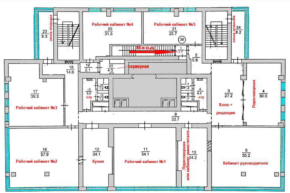 Аренда офиса 452 м², Саксаганского ул., 119