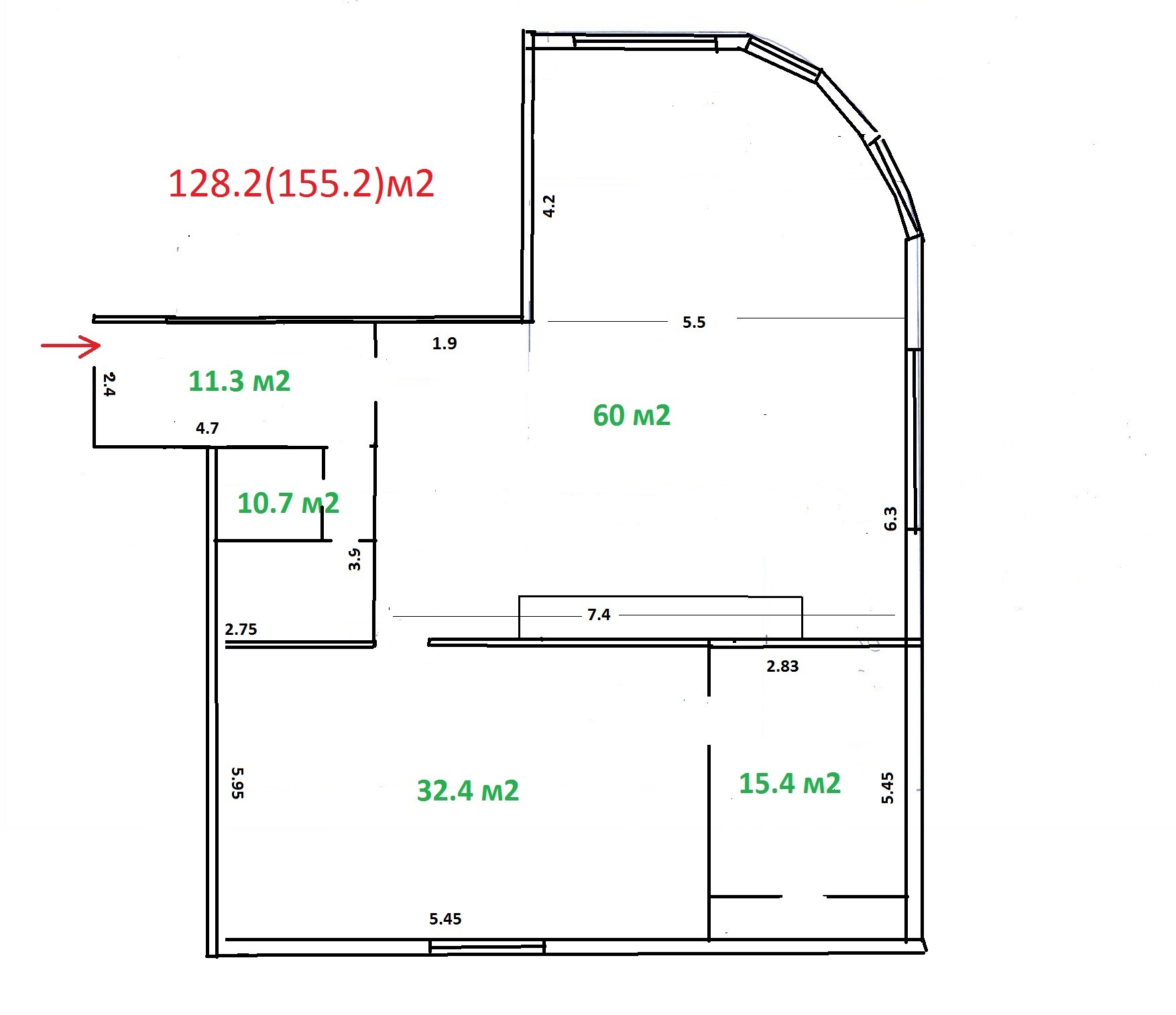 Аренда офиса 130 м², Верхний Вал ул., 10