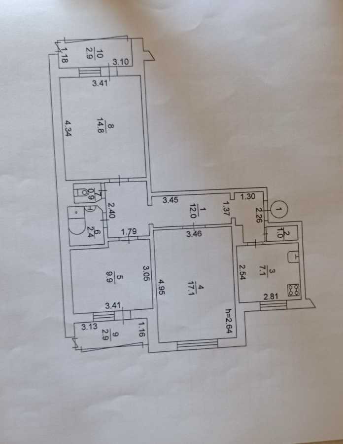 Продажа 3-комнатной квартиры 71 м², Леваневского ул., 8/7