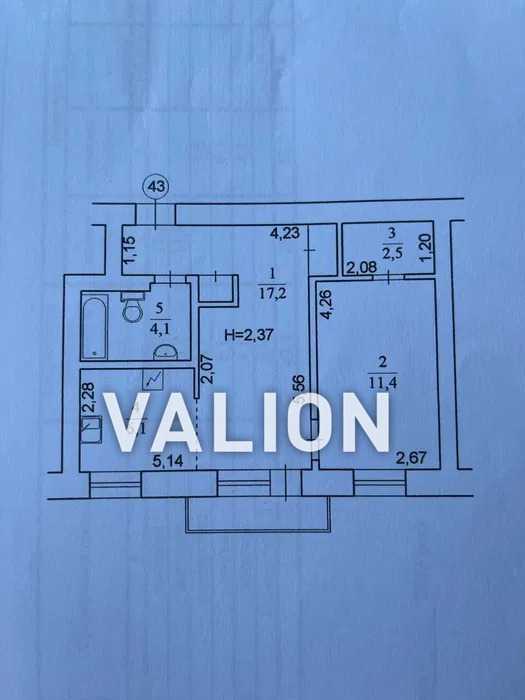 Продажа 2-комнатной квартиры 42 м², Кловский спуск, 14Б