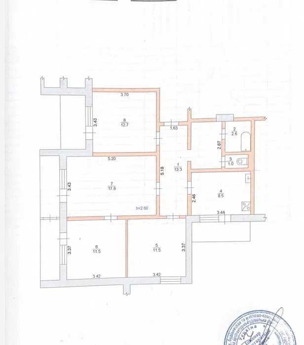 Продажа 4-комнатной квартиры 85 м², Николая Закревского ул., 23