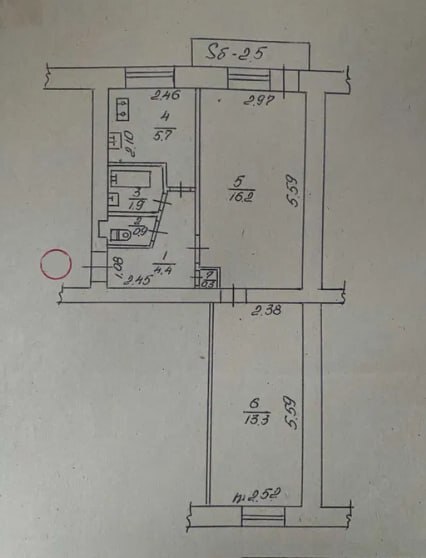 Продаж 2-кімнатної квартири 44 м², Троїцька вул.